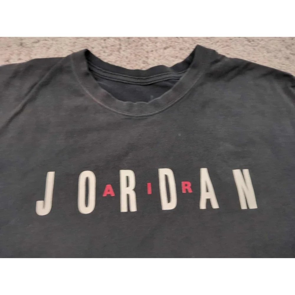 Jordan Shirt Mens XXL Black Air Graphic NBA Basketball Tee‎ Nike Jumpman